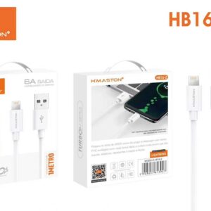 cabo carregar celular hb16 2 usb/lightning 1m saída 6a turbo